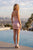 Nox Anabel T7095 Polka Dot Corset Satin Mini Dress