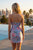 Nox Anabel T7105 Floral Strapless Satin Cocktail Mini Dress