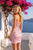 Nox Anabel T7117 Beaded Corset Satin Mini Cocktail Dress