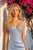 Nox Anabel T7117 Pearl Corset Satin Mini Cocktail Dress