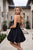 Nox Anabel Y7000 Corset Bubble Hem Mini Taffeta Dress With Choker