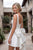 Nox Anabel Y7001 Sleeveless Bow Accent Back Mini A Line Satin Dress