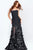 Jovani 49344 Strapless Beaded Mermaid Gown