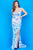 Sequin Floral Prom Gown By Jovani 08255
