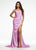 Ashley Lauren 11162 Ruched Satin Gown