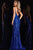 Plunging Neckline Sequin Embellishment Prom Gown by Jovani 09693