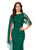 Ashley Lauren 11213 Beaded Modest Evening Gown with Overlay