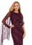 Ashley Lauren 11213 Beaded Modest Evening Gown with Overlay