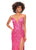 Ashley Lauren 11236 Strapless Gown with Sequin Motif Evening Dress