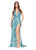 Ashley Lauren 11283 Halter Evening Gown with Sequin Motif