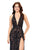Ashley Lauren 11283 Halter Evening Gown with Sequin Motif