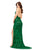 Ashley Lauren 11283 Halter Evening Gown with Sequin Motif