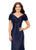 Ashley Lauren 11300 Off Shoulder Satin Evening Gown