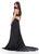 Ashley Lauren 11537 One Shoulder Draped Gown