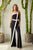 Asymmetric  Black & White  Elegant Jumpsuit 17364