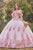 Floral Off the Shoulder Ball Gown 15701