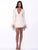 Madeline Pearl White Feather Blazer Dress 2442MC45