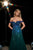 On Sale Size 8 Off-the-shoulder Two-Tones  Beaded Couture Dress