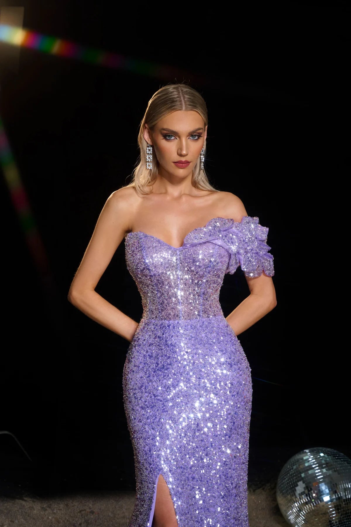beaded cocktail dresses sale Jovani 40003 Size 6 White Short Beaded Cocktail Dress Slit Pointed V N