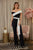 Off the shoulders  Black & White  Elegant Jumpsuit 22077