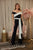 Off the shoulders  Black & White  Elegant Jumpsuit 22077