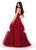 Ashley Lauren 11603 Tiered Tulle Gown