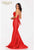 Terani 231P0104 Strapless  Mikado Evening  Gown