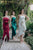 Terani 232C1122 High Low Strapless Midi Dress