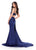 Ashley Lauren 11537 One Shoulder Draped Gown