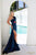 Terani 241E2504 Asymmetrical Stretch Mikado Evening Dress