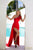 Asymmetrical Stretch Mikado Evening Dress 241E2504