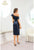 Terani 241C2333 Vestido de cóctel de jacquard con un solo hombro