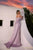 Terani 241E2504 Asymmetrical Stretch Mikado Evening Dress