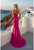 Terani 261P6076 Sweetheart Scuba Sheath Gown with Slit