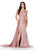 Ashley Lauren 11537 One Shoulder Draped Gown