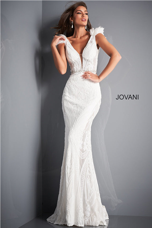 Jovani 3180 ON SALE Mermaid Sequin Long Gown – Sparkly Gowns
