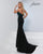 Johnathan Kayne 3316 Velvet Beading Evening Dress