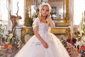 Flower Girl First Communion Ball Gown Celestial 3421