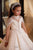 Sparkle Long Sleeves Flower Girl First Communion Gown Celestial 3611