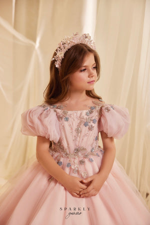 Flower Girl First Communion Gown Celestial 3613