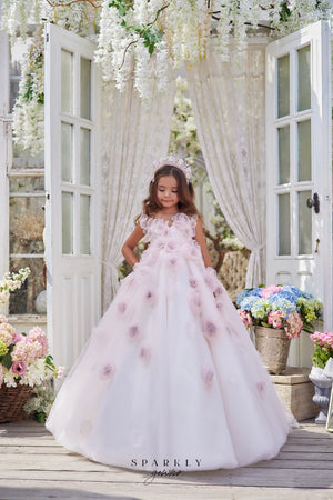 Flower Girl First Communion Gown Celestial 3615