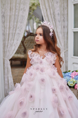 Flower Girl First Communion Gown Celestial 3615