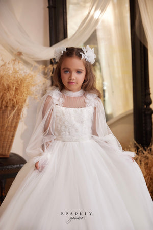 Flower Girl First Communion Gown Celestial 3618