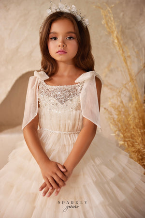 Flower Girl First Communion Gown Celestial 3621