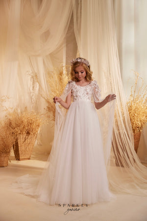 Flower Girl First Communion Gown Celestial 3624