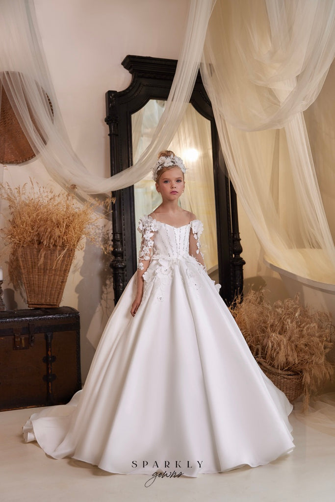 Flower Girl First Communion Gown Celestial 3629