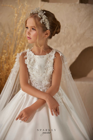 Flower Girl First Communion Gown Celestial 3637