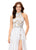 Ashley Lauren 11354 Beaded Halter Romper with Detachable Overskirt