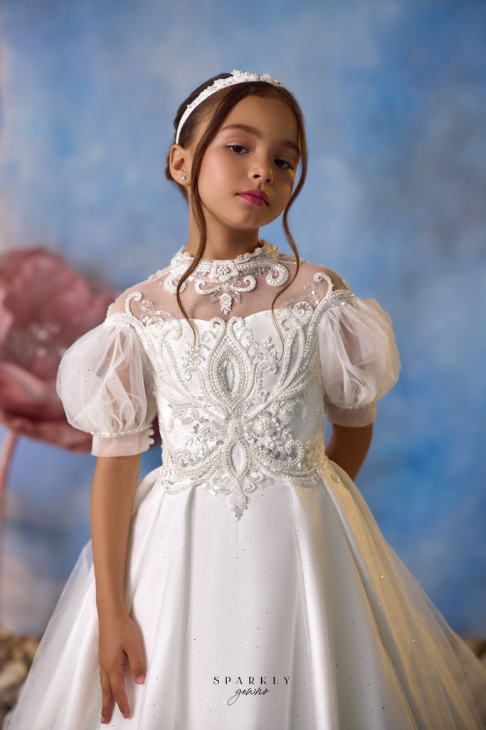 Beaded Embroidered Communion Flower Girl Dress Celestial 3716 Beaded Embroidered Communion Flower Girl Dress Celestial 3716 Beaded Embroidered Communion Flower Girl Dress Celestial 3716 Beaded Embroidered Communion Flower Girl Dress Celestial 3716
