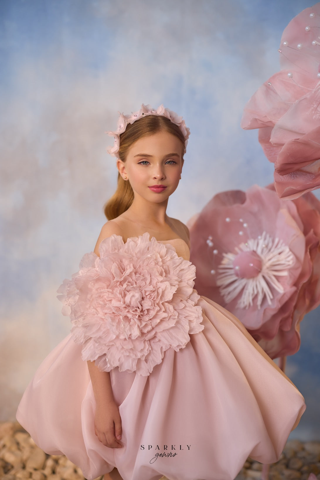 Flower Girl Short Dress Celestial 3741 Sparkly Gowns Flower Girl Short Dress Celestial 3741 Sparkly Gowns